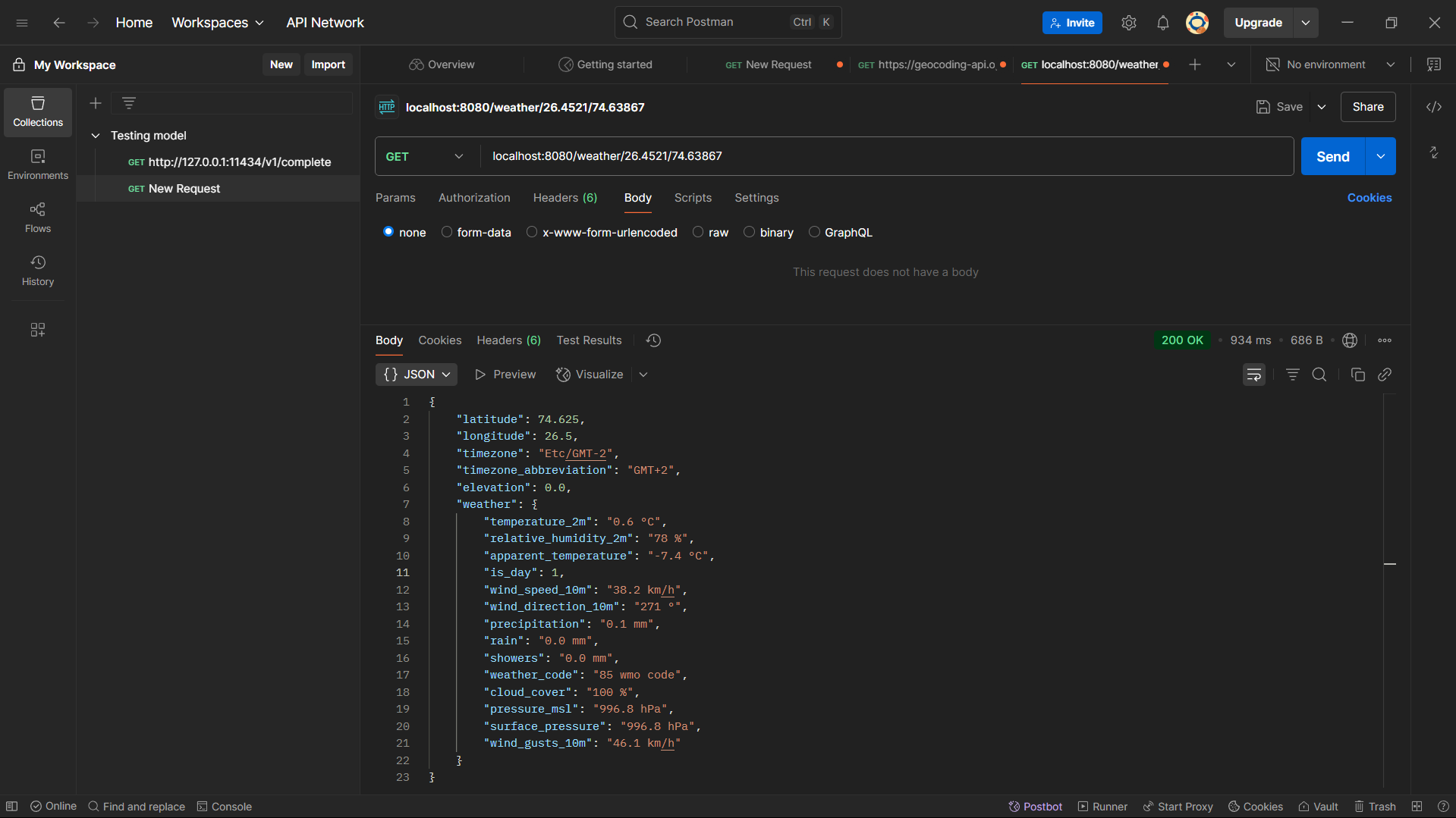 🌤️ Weather API - Spring Boot Project